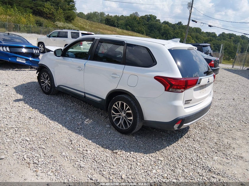 Vin: ja4ad2a38hz025601, lot: 46619879, mitsubishi outlander es 20173
