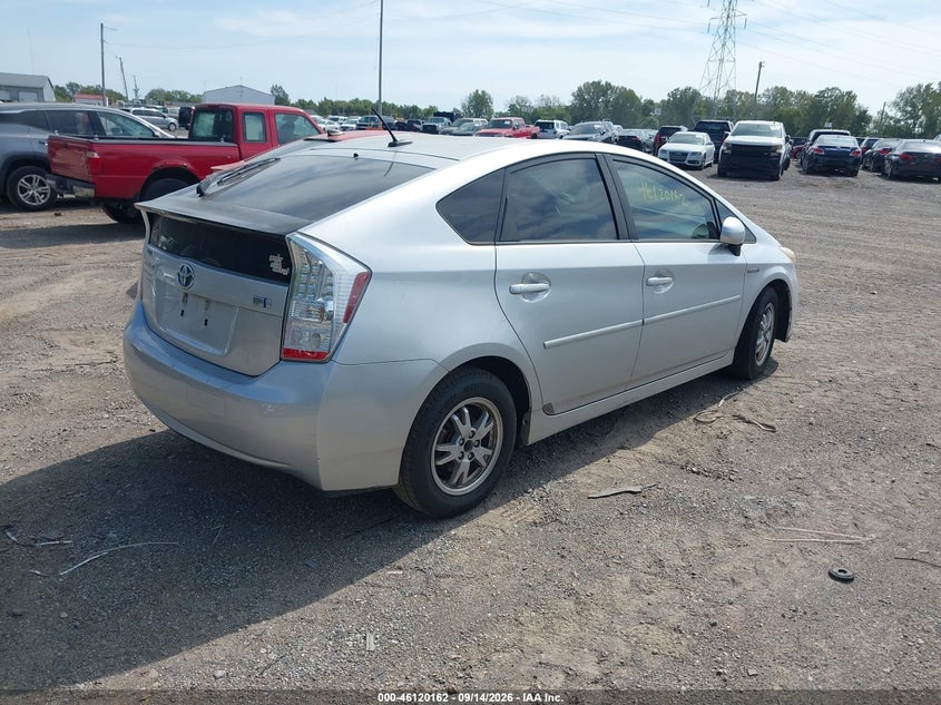 Vin: jtdkn3du9b5345915, lot: 46619882, toyota prius two 20114