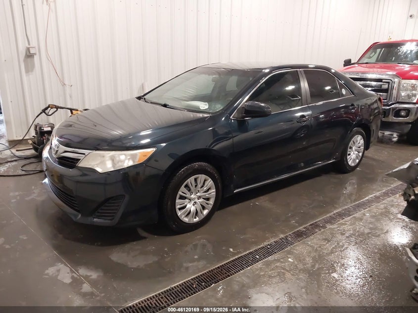 2014 Toyota Camry, Rear, IAAI, VIN 4T4BF1FK5ER435510 — photo 2