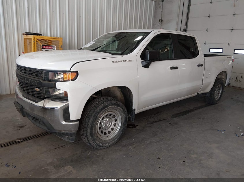 Vin: 3gcuyaef2mg271236, lot: 46619901, chevrolet silverado 1500 4wd  standard bed wt 20212