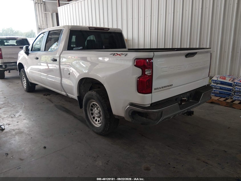 Vin: 3gcuyaef2mg271236, lot: 46619901, chevrolet silverado 1500 4wd  standard bed wt 20213