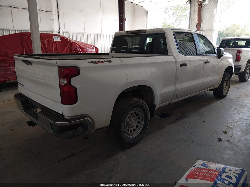 Vin: 3gcuyaef2mg271236, lot: 46619901, chevrolet silverado 1500 4wd  standard bed wt 20214