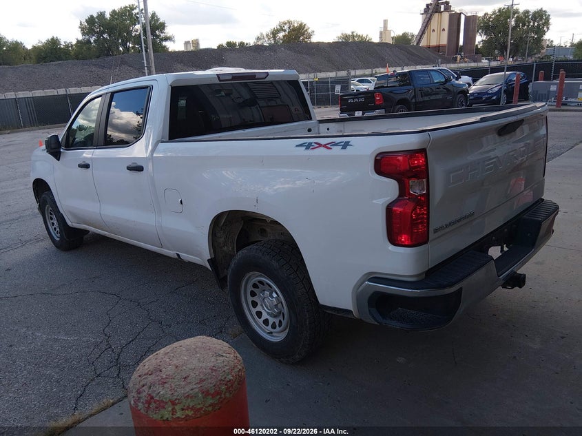 Vin: 3gcuyaef3mg271827, lot: 46619922, chevrolet silverado 1500 4wd  standard bed wt 20213