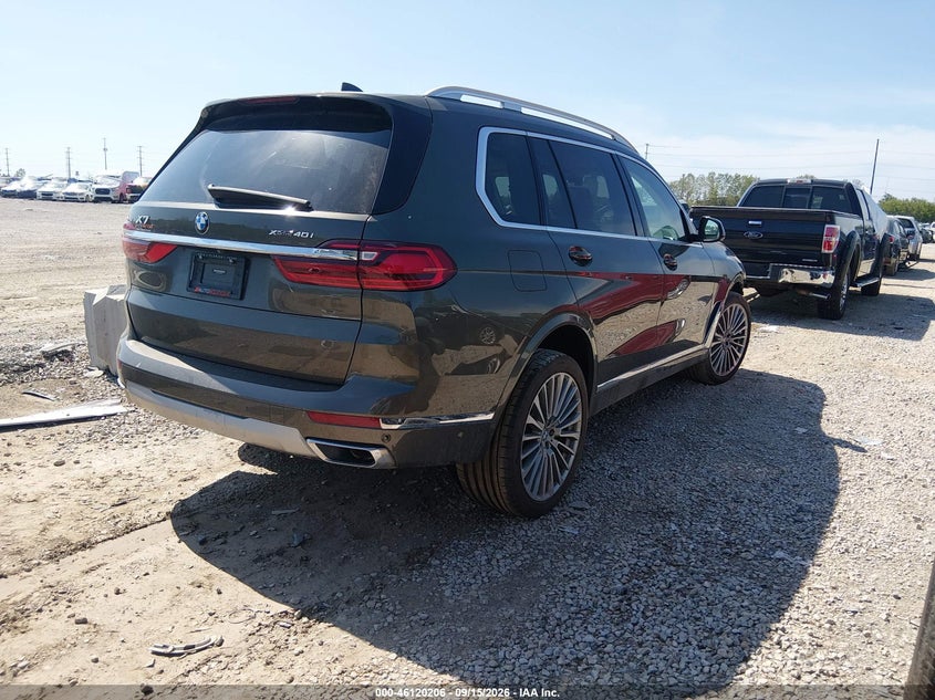 Vin: 5uxcw2c07m9h60545, lot: 46619926, bmw x7 xdrive40i 20214