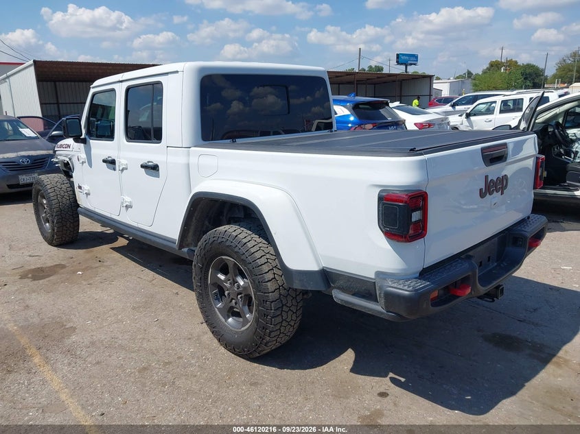 Vin: 1c6jjtbg4ml559379, lot: 46619936, jeep gladiator rubicon 4x4 20213