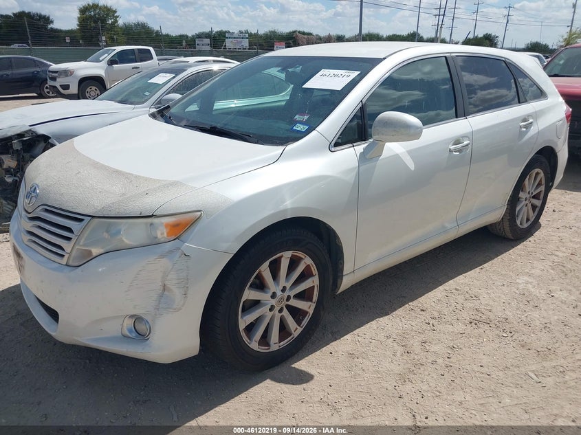 Vin: 4t3za3bb2cu061578, lot: 46619939, toyota venza xle 20122