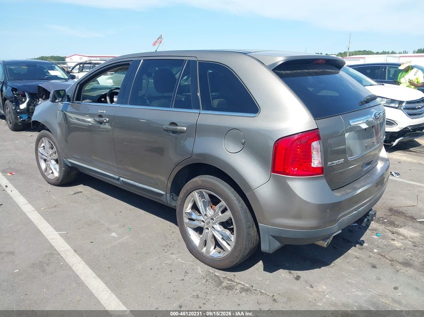 Vin: 2fmdk3kc0dba43628, lot: 46619951, ford edge limited 20133