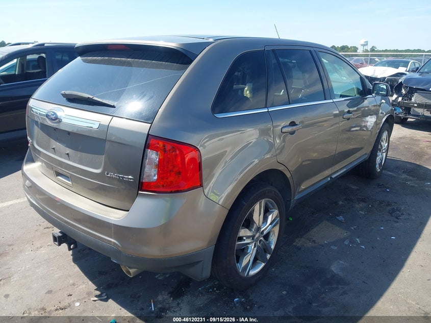 Vin: 2fmdk3kc0dba43628, lot: 46619951, ford edge limited 20134
