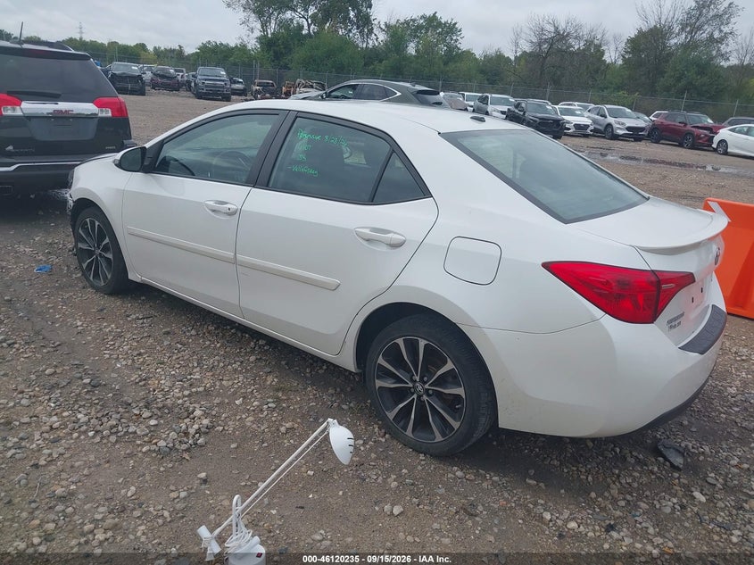 Vin: 5yfburhe8hp609226, lot: 46619955, toyota corolla se 20173