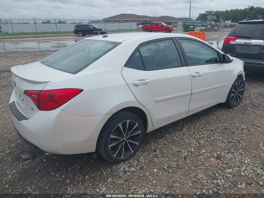 Vin: 5yfburhe8hp609226, lot: 46619955, toyota corolla se 20174