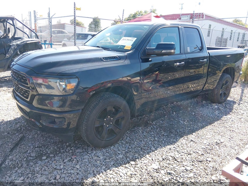 Vin: 1c6srfbt0pn629240, lot: 46619964, ram 1500 big horn  4x4 6'4 box 20232