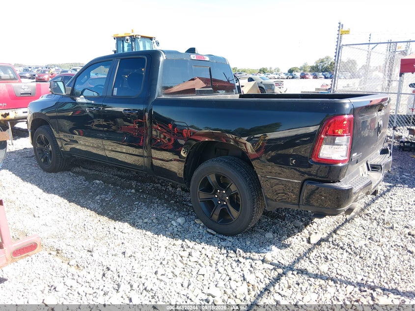 Vin: 1c6srfbt0pn629240, lot: 46619964, ram 1500 big horn  4x4 6'4 box 20233