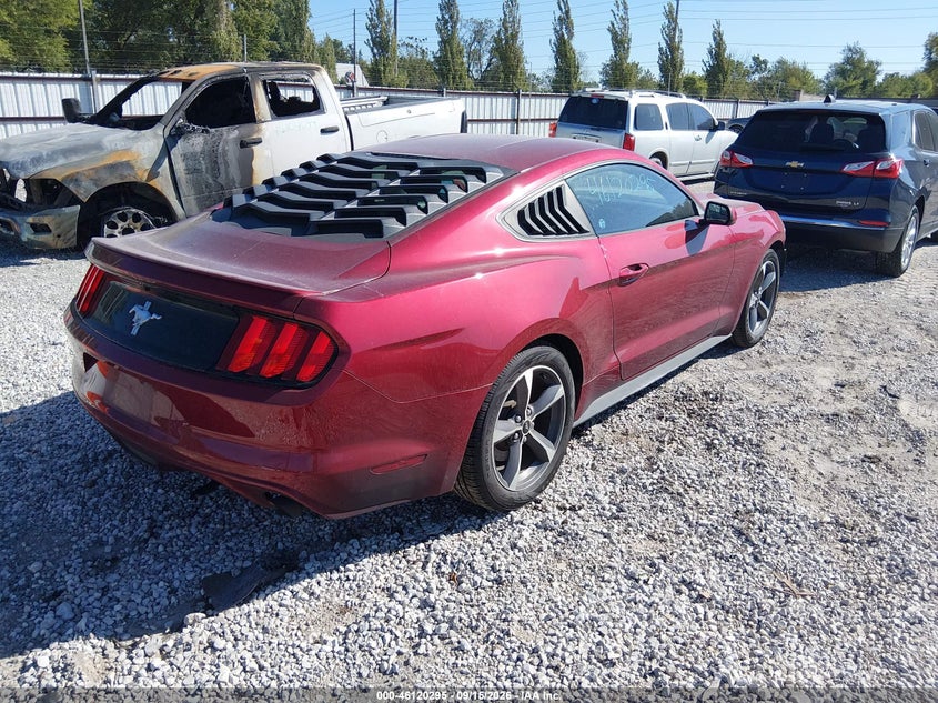 Vin: 1fa6p8am0f5338439, lot: 46620015, ford mustang v6 20154
