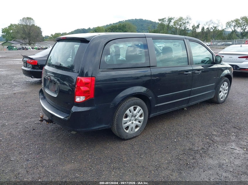 Vin: 2c4rdgbg9gr140420, lot: 46620024, dodge grand caravan american value pkg 20164