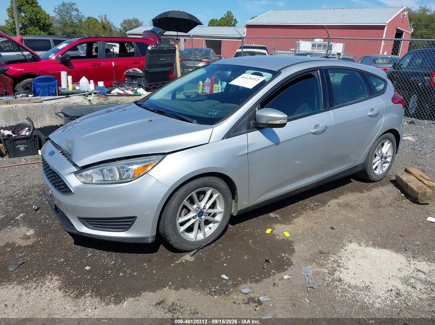 Vin: 1fadp3k2xgl391590, lot: 46620032, ford focus se 20162