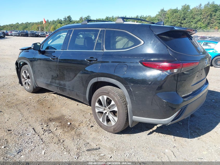 Vin: 5tdhzrbhxms101498, lot: 46620052, toyota highlander xle 20213