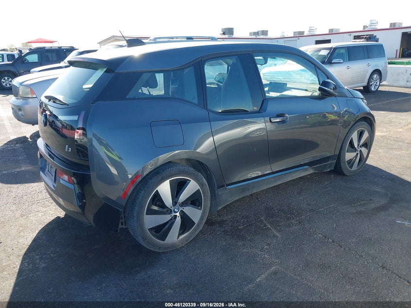 Vin: wby1z4c58gv508009, lot: 46620060, bmw i3 base w/range extender 20164