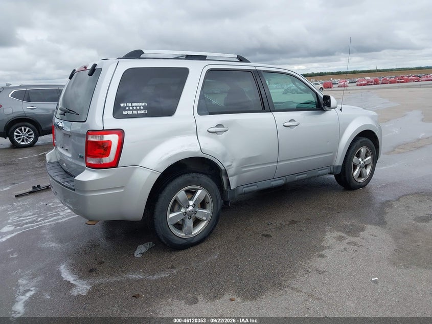 Vin: 1fmcu9eg3ckc44449, lot: 46620073, ford escape limited 20124