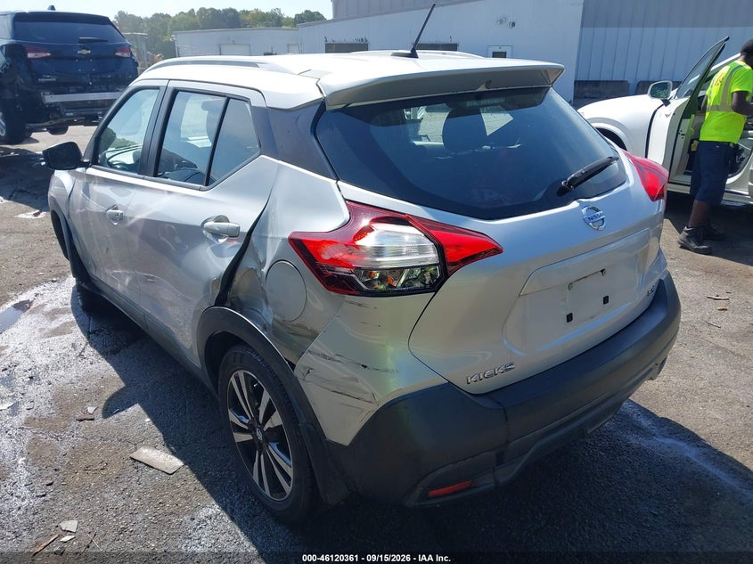 Vin: 3n1cp5cu7jl541428, lot: 46620081, nissan kicks sv 20183