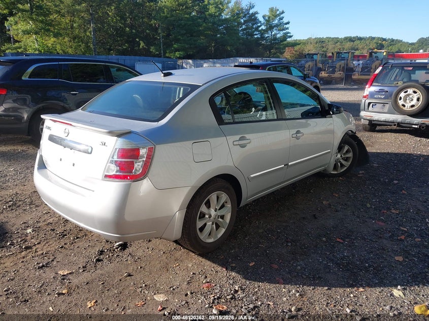 Vin: 3n1ab6ap0bl727239, lot: 46620082, nissan sentra 2.0sl 20114