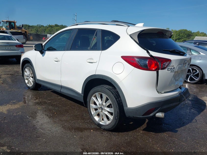Vin: jm3ke4de8d0165251, lot: 46620089, mazda cx-5 grand touring 20133
