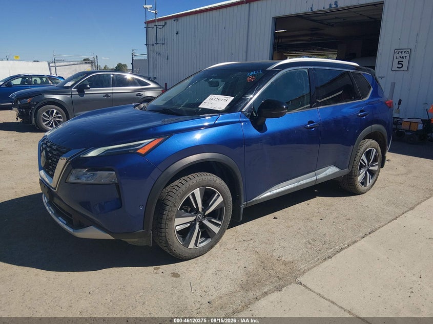 Vin: jn8bt3dd3pw310847, lot: 46620095, nissan rogue platinum intelligent awd 20232