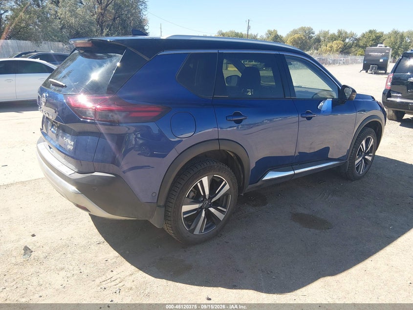 Vin: jn8bt3dd3pw310847, lot: 46620095, nissan rogue platinum intelligent awd 20234