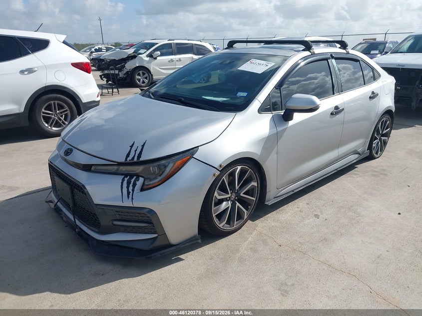 Vin: jtdp4rce9lj004545, lot: 46620097, toyota corolla se 20202