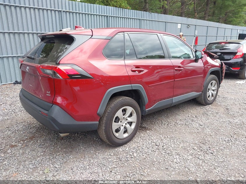 Vin: 2t3g1rfv9nw252982, lot: 46620107, toyota rav4 le 20224