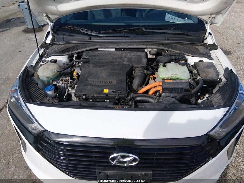 HYUNDAI IONIQ HYBRID 2017 VIN KMHC65LC9HU026725