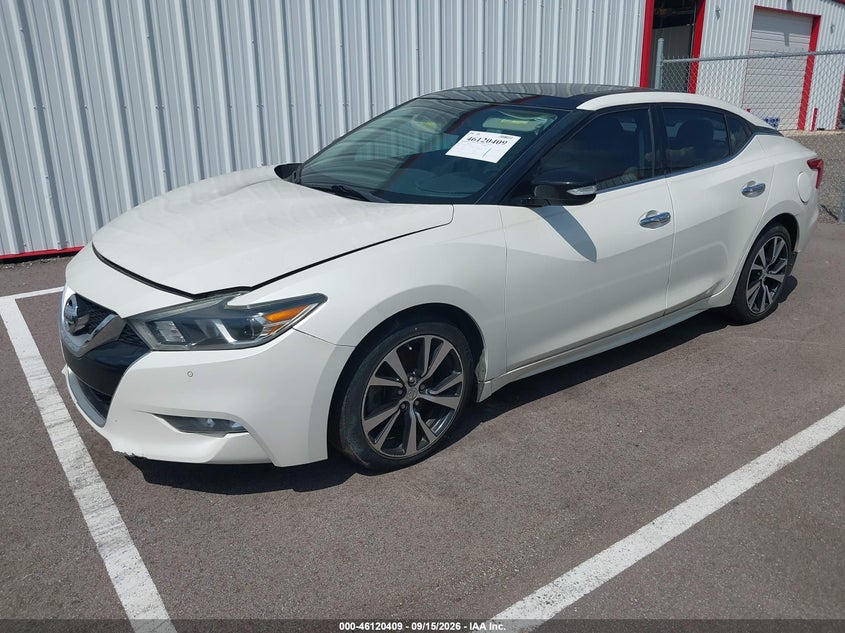 Vin: 1n4aa6ap1gc388354, lot: 46620128, nissan maxima 3.5 sl 20162