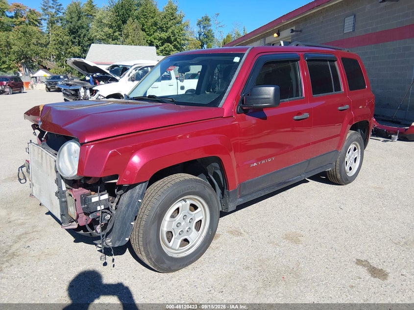 Vin: 1c4njrbbxfd155131, lot: 46620143, jeep patriot sport 20152