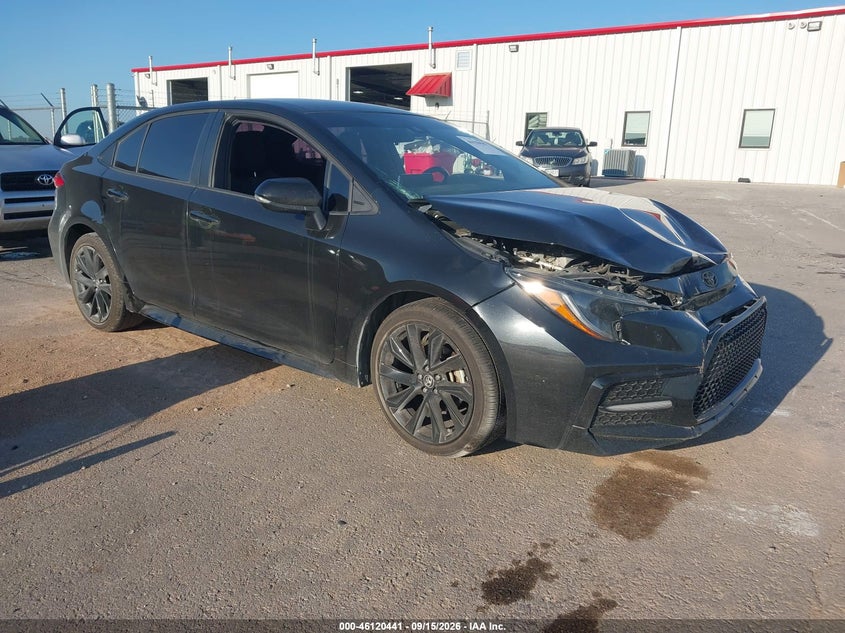 Vin: 5yfs4mcexmp097456, lot: 46620161, toyota corolla se nightshade edition 2021 img_1