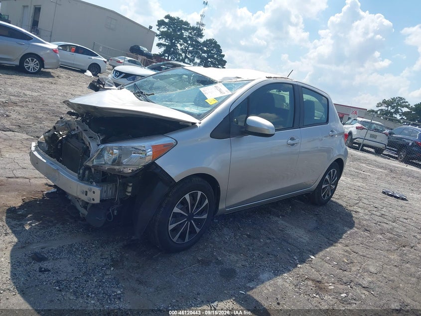 2012 Toyota Yaris, Front End, IAAI, VIN JTDKTUD33CD523148 — photo 2
