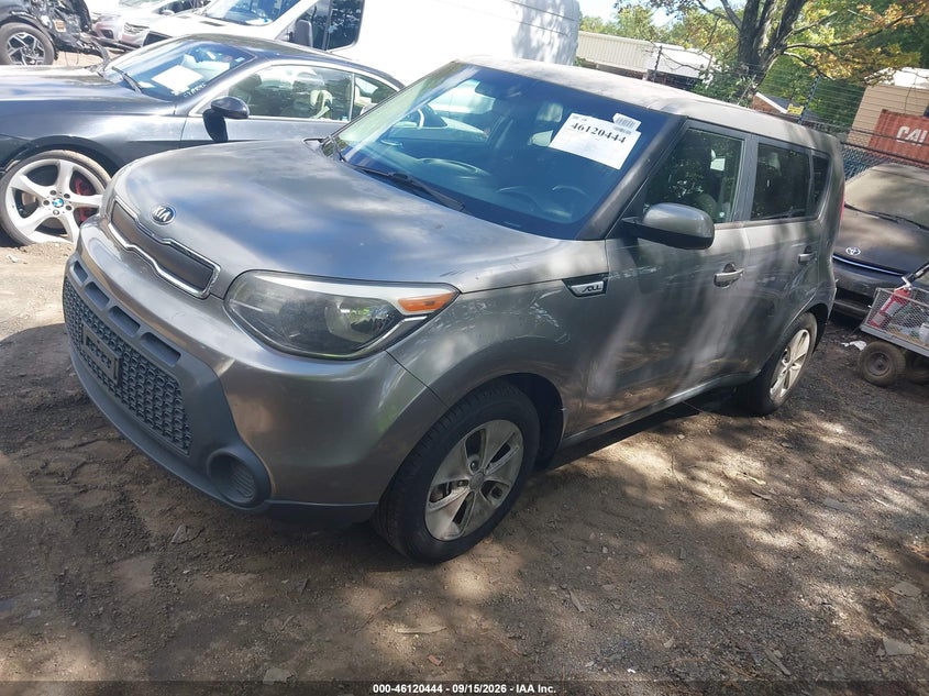Vin: kndjn2a21g7302321, lot: 46620164, kia soul 20162