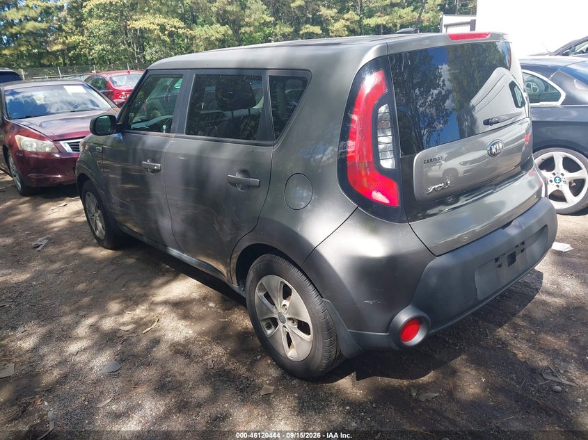 Vin: kndjn2a21g7302321, lot: 46620164, kia soul 20163