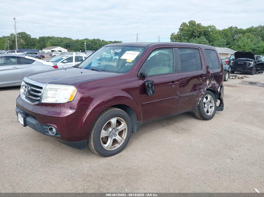 Vin: 5fnyf4h46fb018285, lot: 46620173, honda pilot ex 20152
