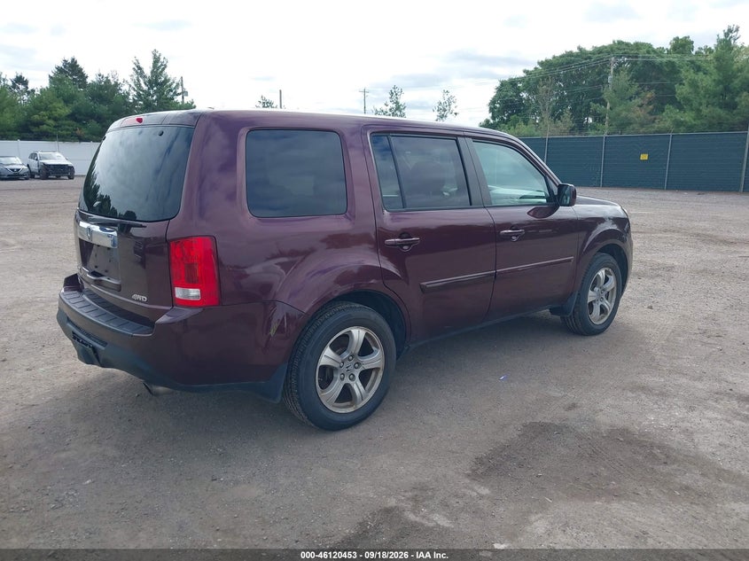 Vin: 5fnyf4h46fb018285, lot: 46620173, honda pilot ex 20154