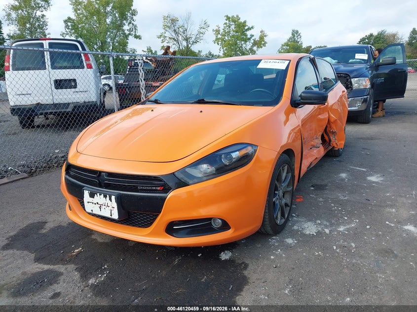 Vin: 1c3cdfbb0ed824104, lot: 46620178, dodge dart sxt 20142