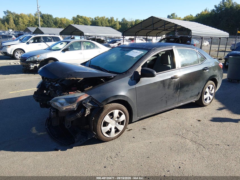 Vin: 2t1burhe5gc661492, lot: 46620191, toyota corolla le 20162
