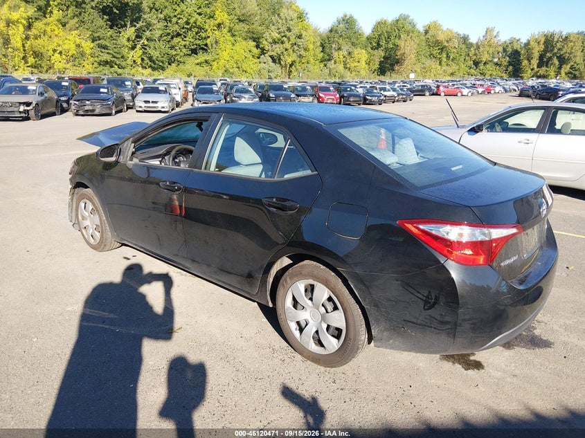 Vin: 2t1burhe5gc661492, lot: 46620191, toyota corolla le 20163