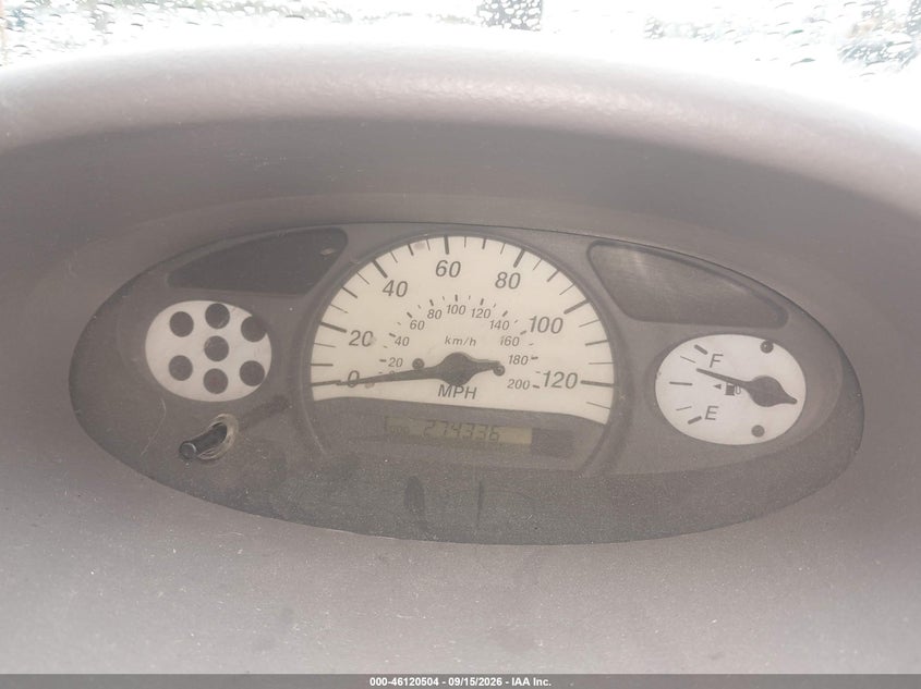 TOYOTA ECHO 2001 VIN JTDBT123510105972
