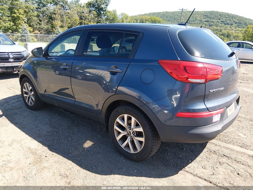Vin: kndpbcac6g7802511, lot: 46620225, kia sportage lx 20163