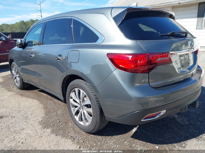 Vin: 5fryd4h45eb022511, lot: 46620227, acura mdx technology package 20143