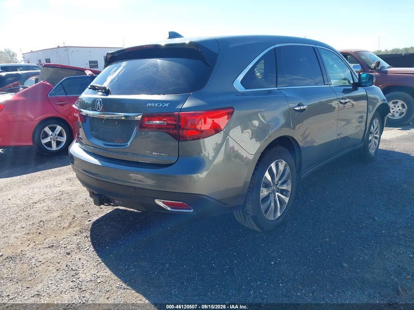 Vin: 5fryd4h45eb022511, lot: 46620227, acura mdx technology package 20144