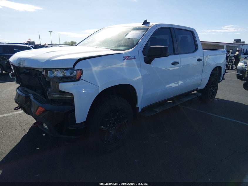 Vin: 3gcpyfed2mg477603, lot: 46620228, chevrolet silverado 1500 4wd  short bed lt trail boss 20212