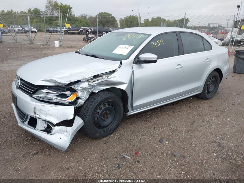 Vin: 3vwdp7aj8dm419808, lot: 46620231, volkswagen jetta 2.5l se 20132