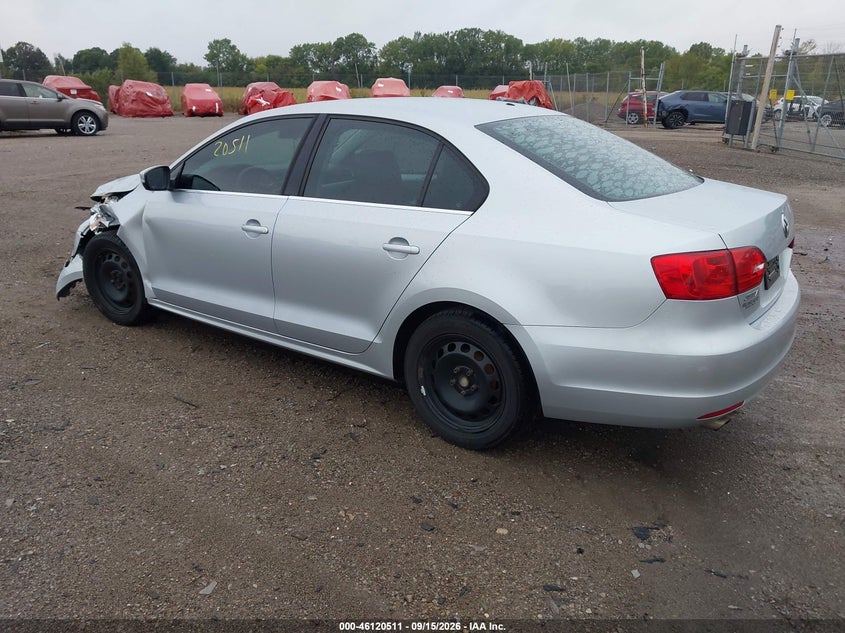 Vin: 3vwdp7aj8dm419808, lot: 46620231, volkswagen jetta 2.5l se 20133