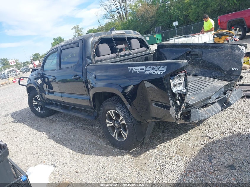Vin: 3tmcz5an5jm130168, lot: 46620232, toyota tacoma trd sport 20183