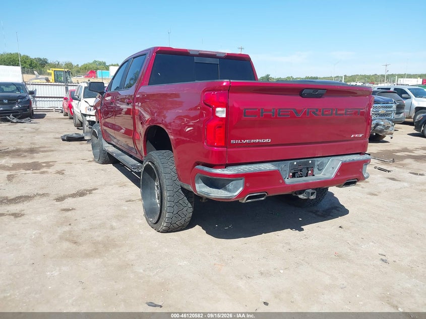Vin: 1gcuyeed8kz104060, lot: 46620302, chevrolet silverado 1500 rst 20193
